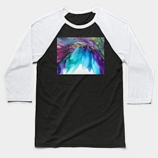 Splender Among the Aqua Leaves Baseball T-Shirt